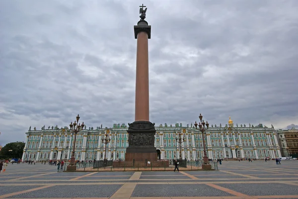 Colonne Alexandre à Saint-Pétersbourg Images De Stock Libres De Droits