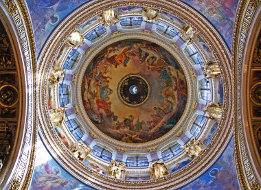 Kubbe Isaac Cathedral iç görünüm