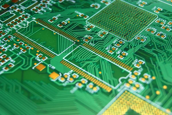 Printed circuit board background — Stock Photo, Image