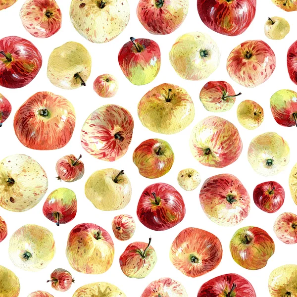 Apples seamless pattern — Stock Photo, Image