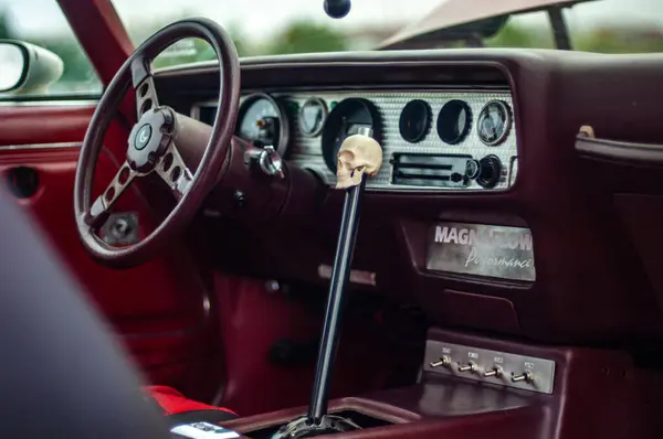 Interior Modern Vintage Car — Stock Photo, Image