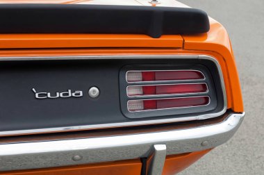 bir arabanın ayrıntısı