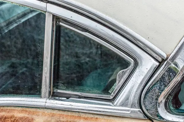 Vintage Car Door Detail — Stock Photo, Image