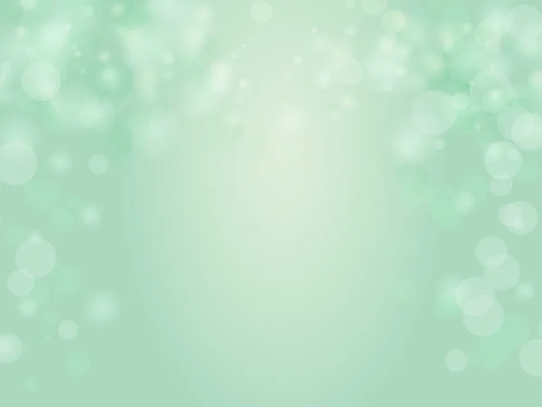 Gradient menthe vert fond bokeh — Image vectorielle