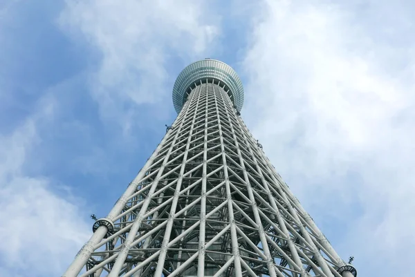 Japan Tokyo skytree tower building with blue sky — Stock Photo, Image