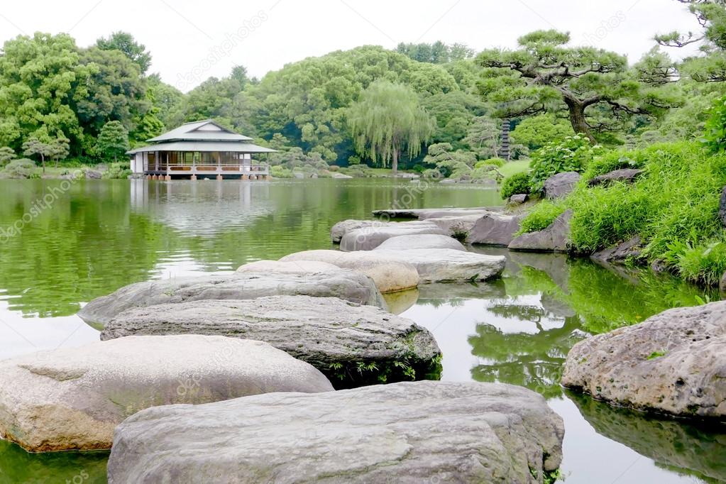 japanese pavilion building stone bridgewater pond in the zen garden photo by cougarsan - Japanese Garden Stone Bridge japanese pavilion building stone bridgewater pond in the zen garden photo by cougarsan - Japanese Garden Stone Bridge