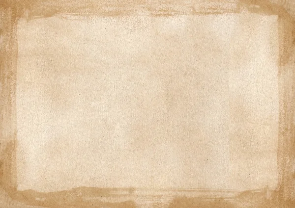 Beżowy brązowy grunge retro granicy teksturowanej tło — Zdjęcie stockowe