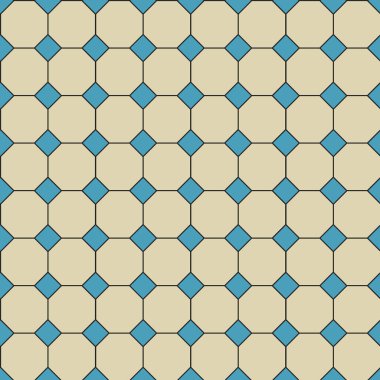 Dikensiz Hong Kong vektörü geleneksel klasik sarı ve mavi desenli zemin desenli arka plan 