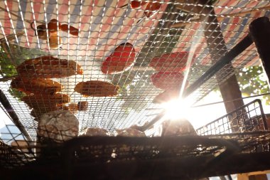 Çin tarzı Barbekü Izgara stand ve gıda