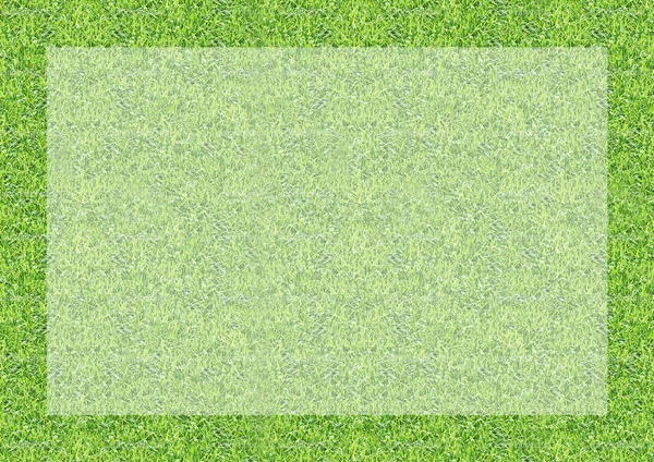 Green grass texture background border — Stock Photo, Image