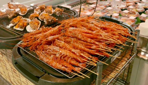 Barbecue shrimps — Stock Photo, Image