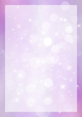 Mor bokeh ve ışıltı yıldızlar arka plan Christmas öğesi için