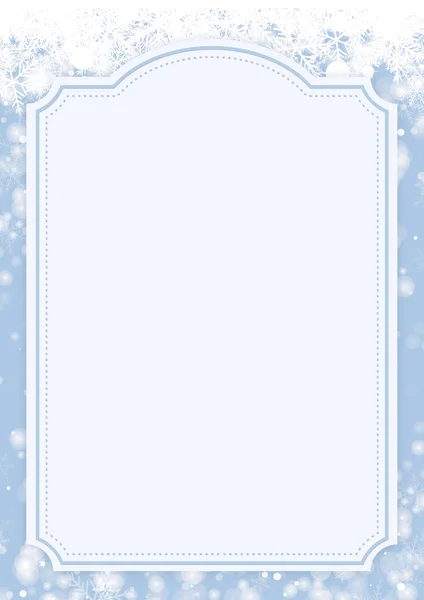 Blue winter new year and christmas holiday paper background — Stock Photo, Image