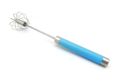 izole metal mavi yumurta karıştırıcı