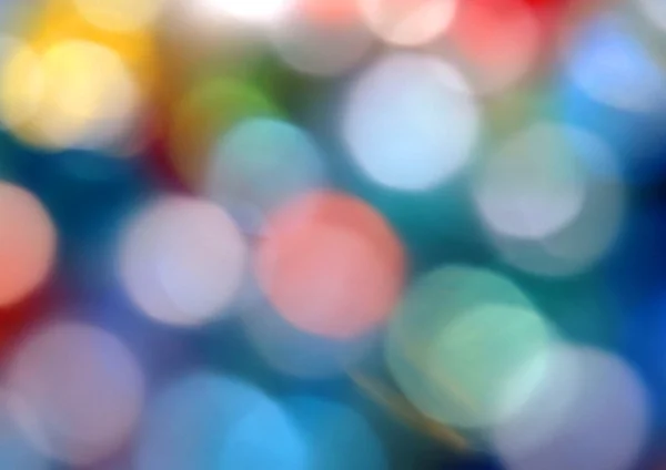 Luci colorate della città bokeh — Foto Stock