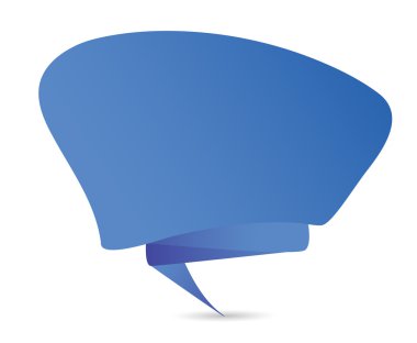 Komik konuşma balonu simgesini şablonu