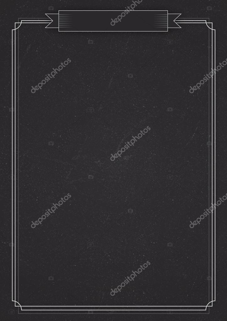 Vertical Cafe menu classic blackboard background Stock Vector Image by  ©cougarsan #99970738