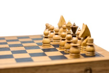 ahşap satranç tahtası