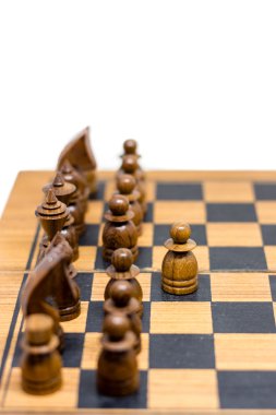 ahşap satranç tahtası