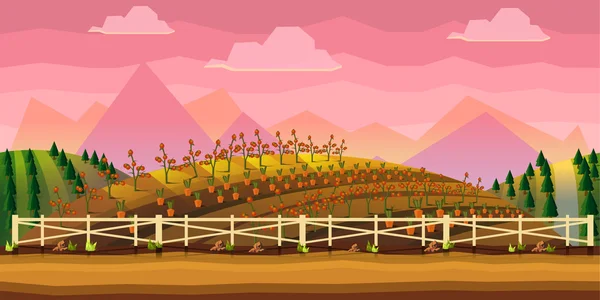 农场游戏背景 — 图库矢量图片