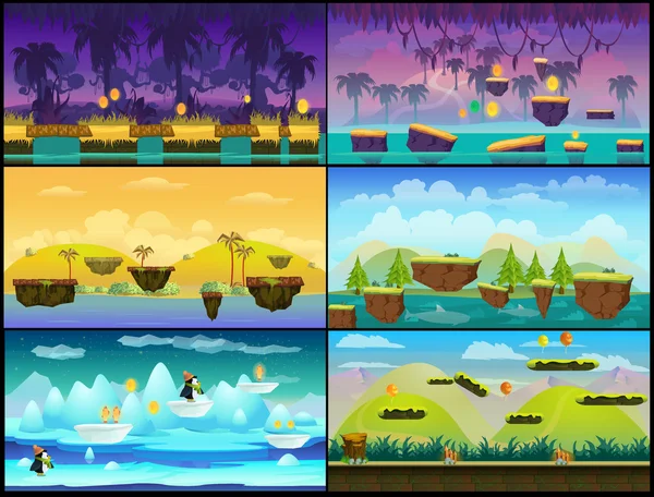 Vektör sorunsuz oyun arka plan belirleme