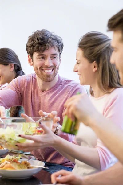 Pareja en la cena — Foto de Stock