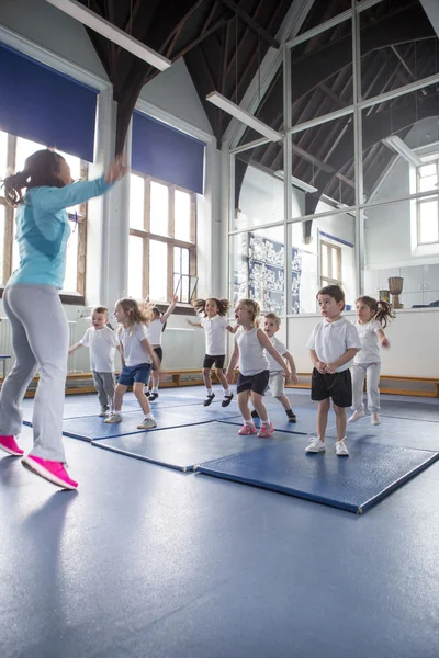 Nursery PE class — Stock Photo, Image