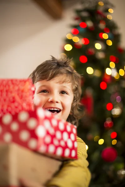 Look at all my presents! — Stock Photo, Image