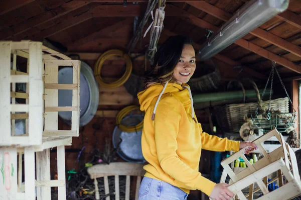 Viver feliz e sustentável — Fotografia de Stock