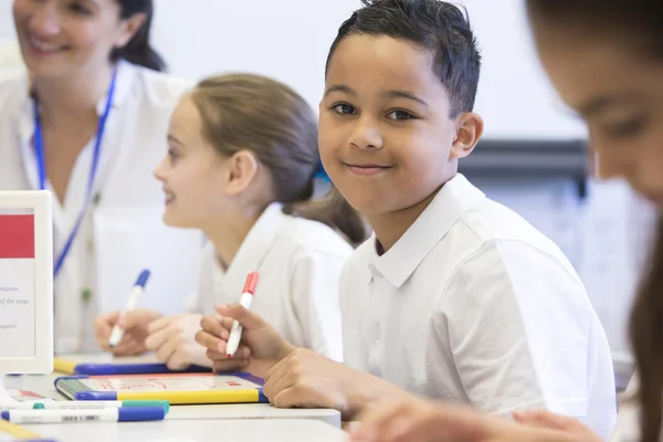 Feliz na escola — Fotografia de Stock