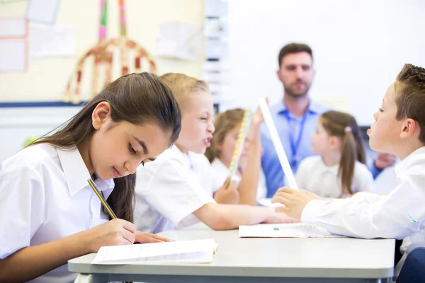 Werken op school — Stockfoto