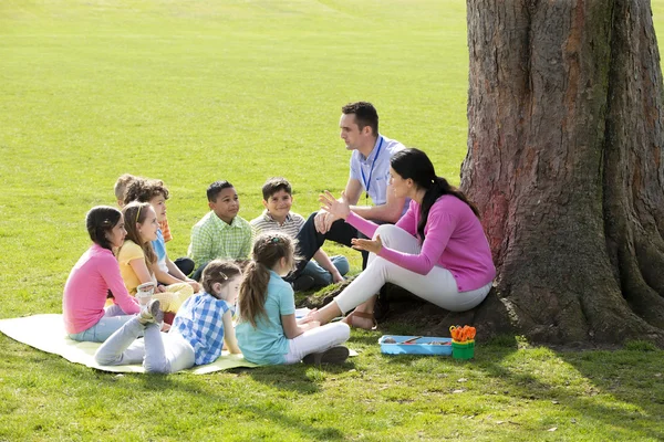 Lección al aire libre — Foto de Stock