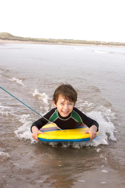 Bodyboard menino — Fotografia de Stock