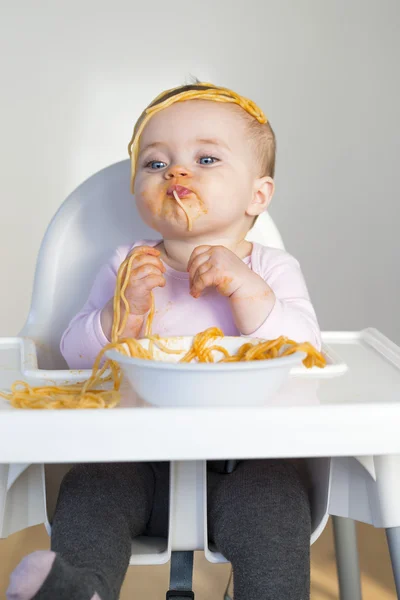 Desorden de espaguetis — Foto de Stock