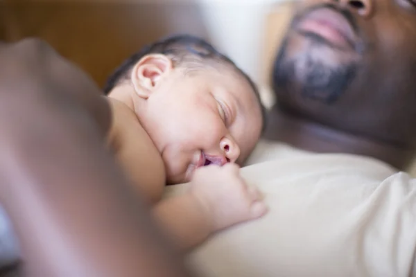 Daddy and Daughter Stock Photo