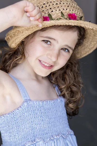 Little Miss Country Chic — Stock Photo, Image