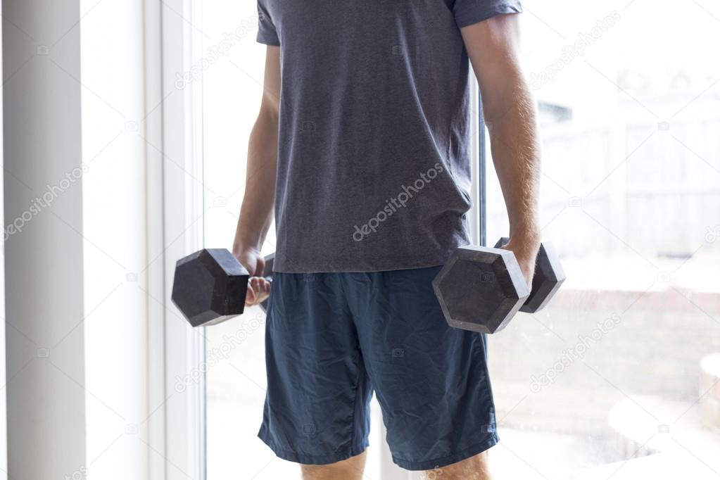 Lifting weights at home