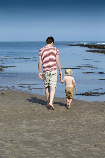 Collage père et fils — Photo