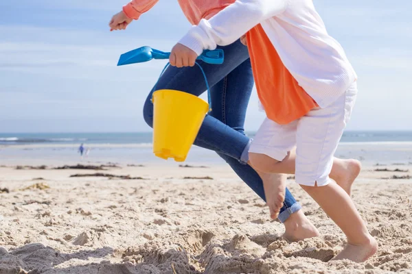 Rápido permite construir castillos de arena ! — Foto de Stock