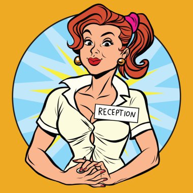 Resepsiyon seksi kadın