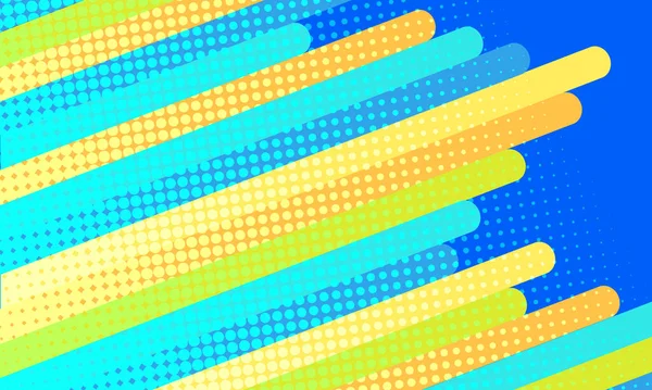 Geel gekleurde abstracte achtergrond 80s stijl — Stockvector