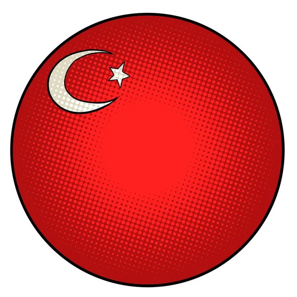 土耳其国旗 — 图库矢量图片