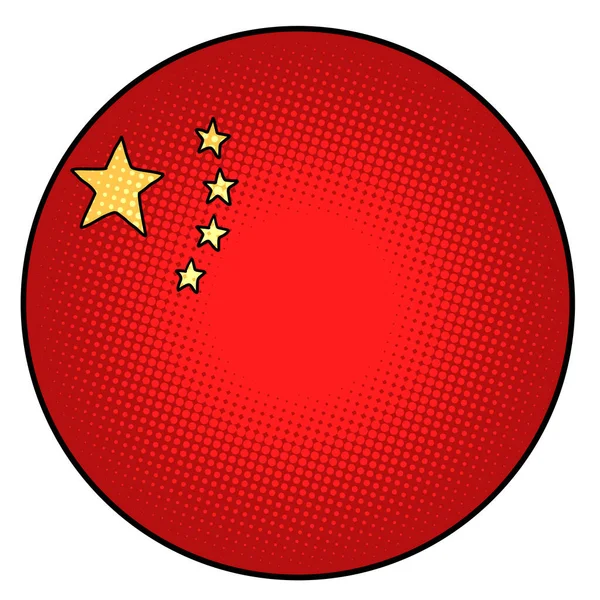 Bandera del estado de China — Vector de stock