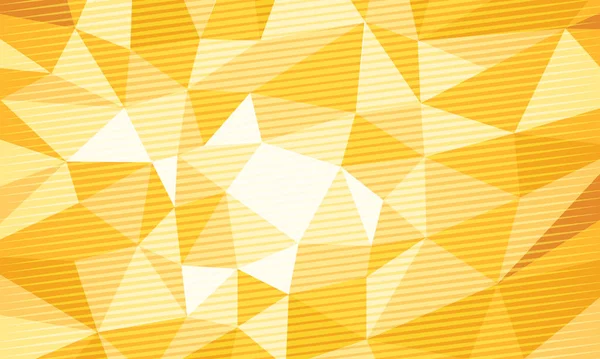 Fondo poligonal amarillo — Vector de stock