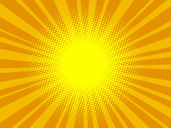 поп-арт оранжевый фон