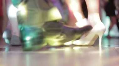 Disko dans insanlar - görüntüleri - stok Video stok