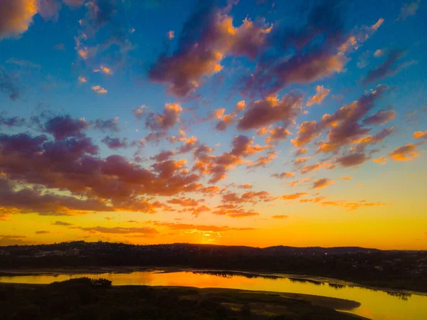 Drone Fotografia Long Reef Beach Lavato Surf Gentile — Foto Stock