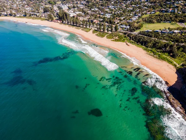 Panorama Newport Beach Nella Zona Delle Spiagge Settentrionali Sydney Nuovo — Foto Stock