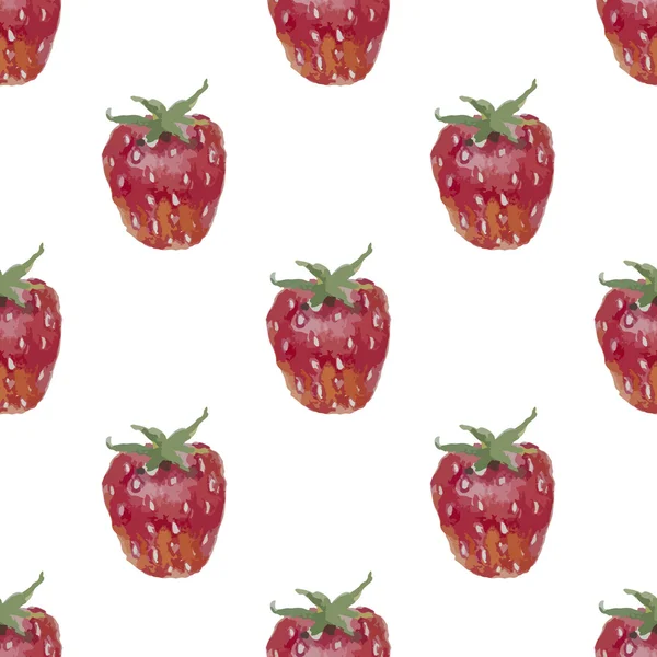 Suluboya çilek ile Seamless Modeli