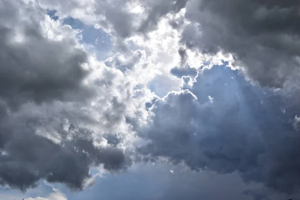 Cumulonimbus Mraky Formace Tropické Obloze Nimbus Pohybující Abstraktní Pozadí Přírodního — Stock fotografie